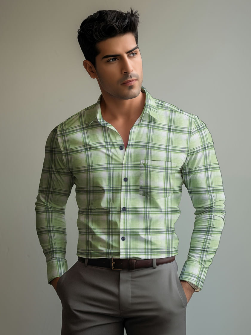 Green Plaid Check